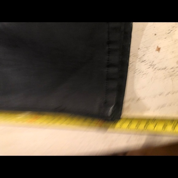 INC International Concepts size 14 black velvet like pants skinny leg - Picture 11 of 16
